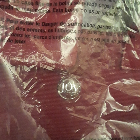 Nwt rfid tote bag Joy & Iman briefcase raspberry - Picture 4 of 5